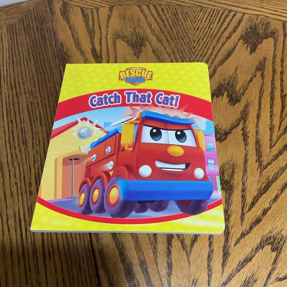 6 Rescue Squad, Things That Go & Trucks Adventure Board Books 📚 for young kids